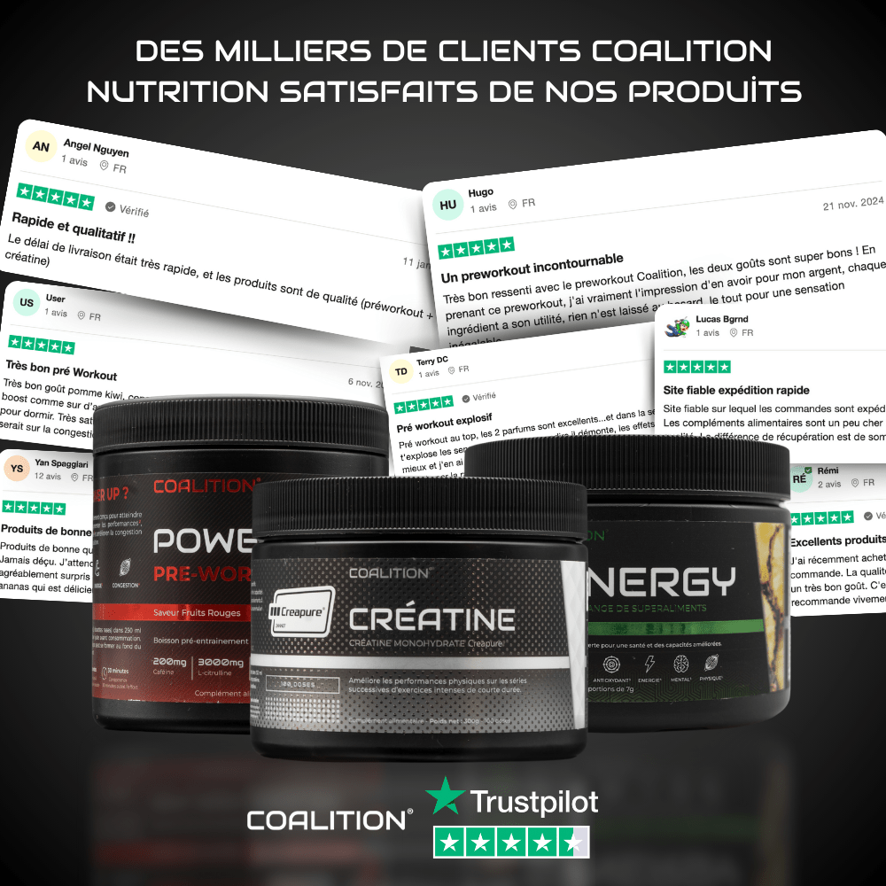 CRÉATINE MONOHYDRATE - 100% CREAPURE® - Coalition