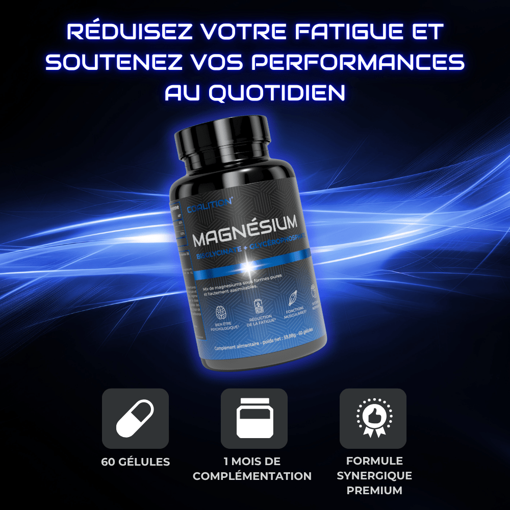 MAGNÉSIUM BISGLYCINATE + GLYCÉROPHOSPHATE - Coalition