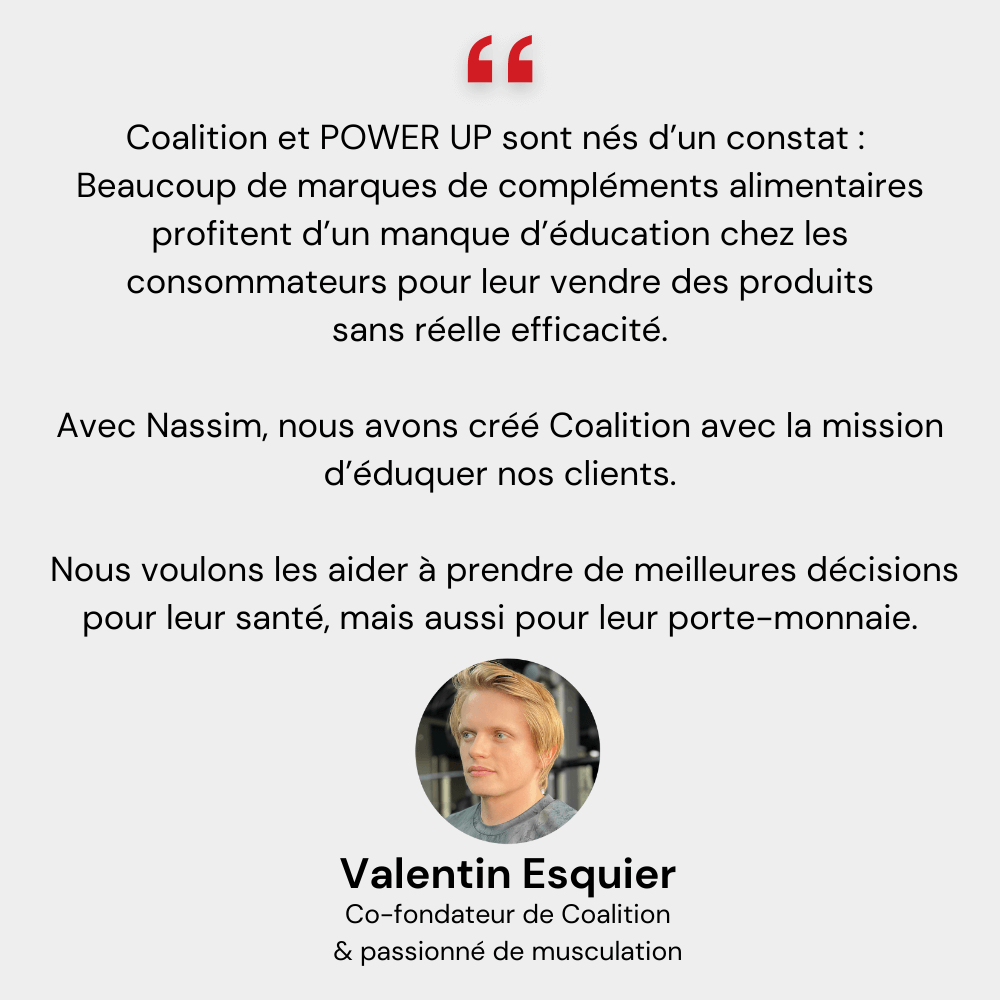 PRE - WORKOUT POWER UP - BOISSON PRÉ - ENTRAÎNEMENT - Coalition