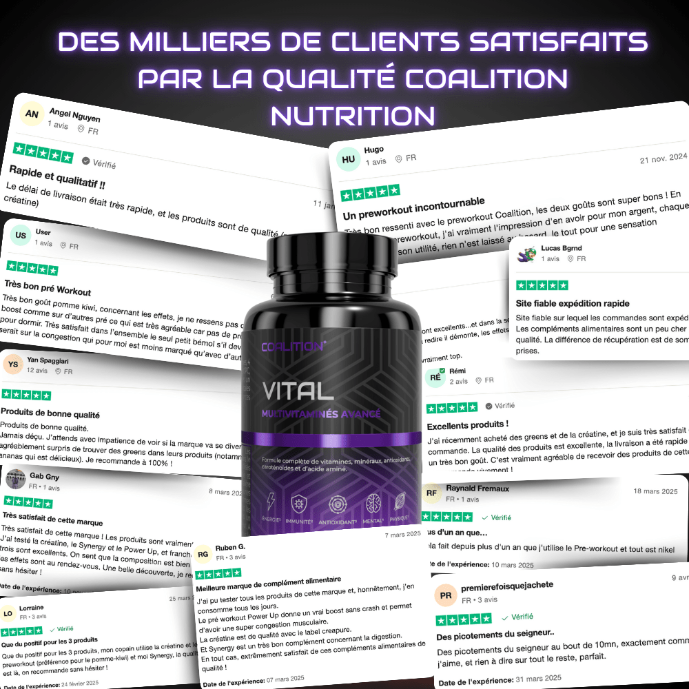 VITAL – MULTIVITAMINES AVANCÉES - Coalition