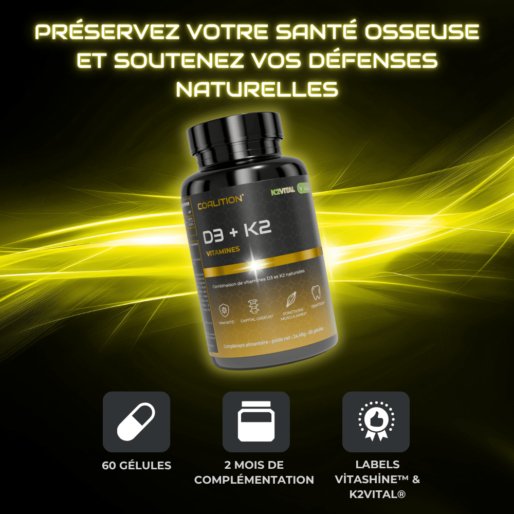 VITAMINES D3 + K2 - Coalition