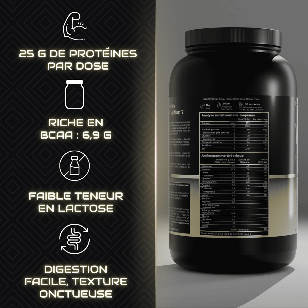 WHEY ISOLATE NATIVE – 100 % LAIT FRANÇAIS - Coalition