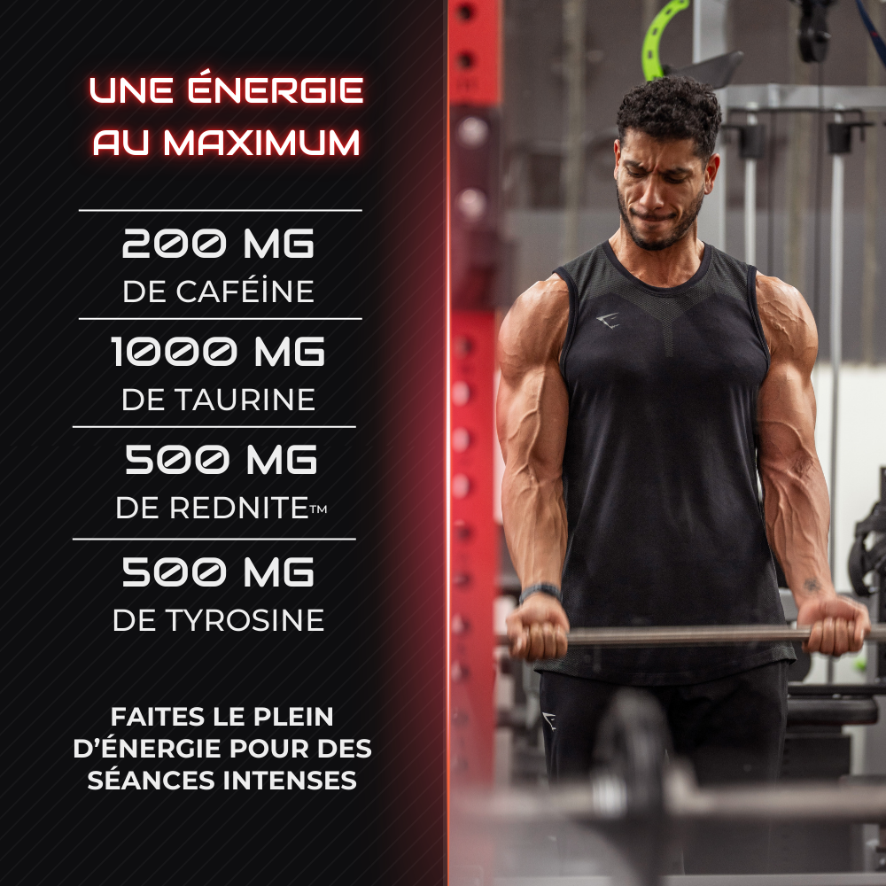 PRE-WORKOUT POWER UP V2 - BOISSON PRÉ-ENTRAÎNEMENT