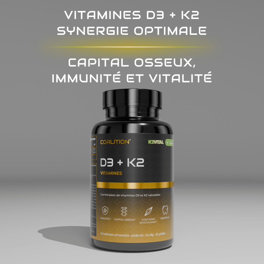 VITAMINES D3 + K2 - Coalition