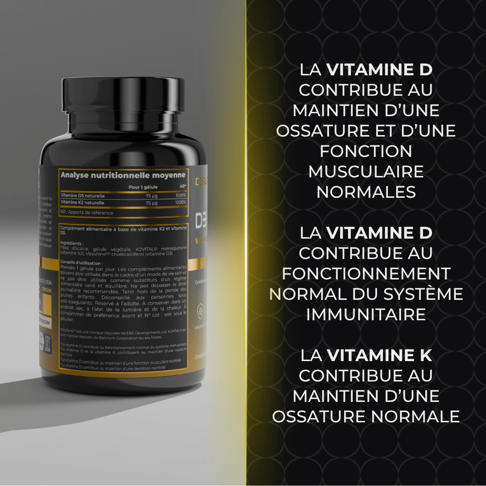 VITAMINES D3 + K2 - Coalition